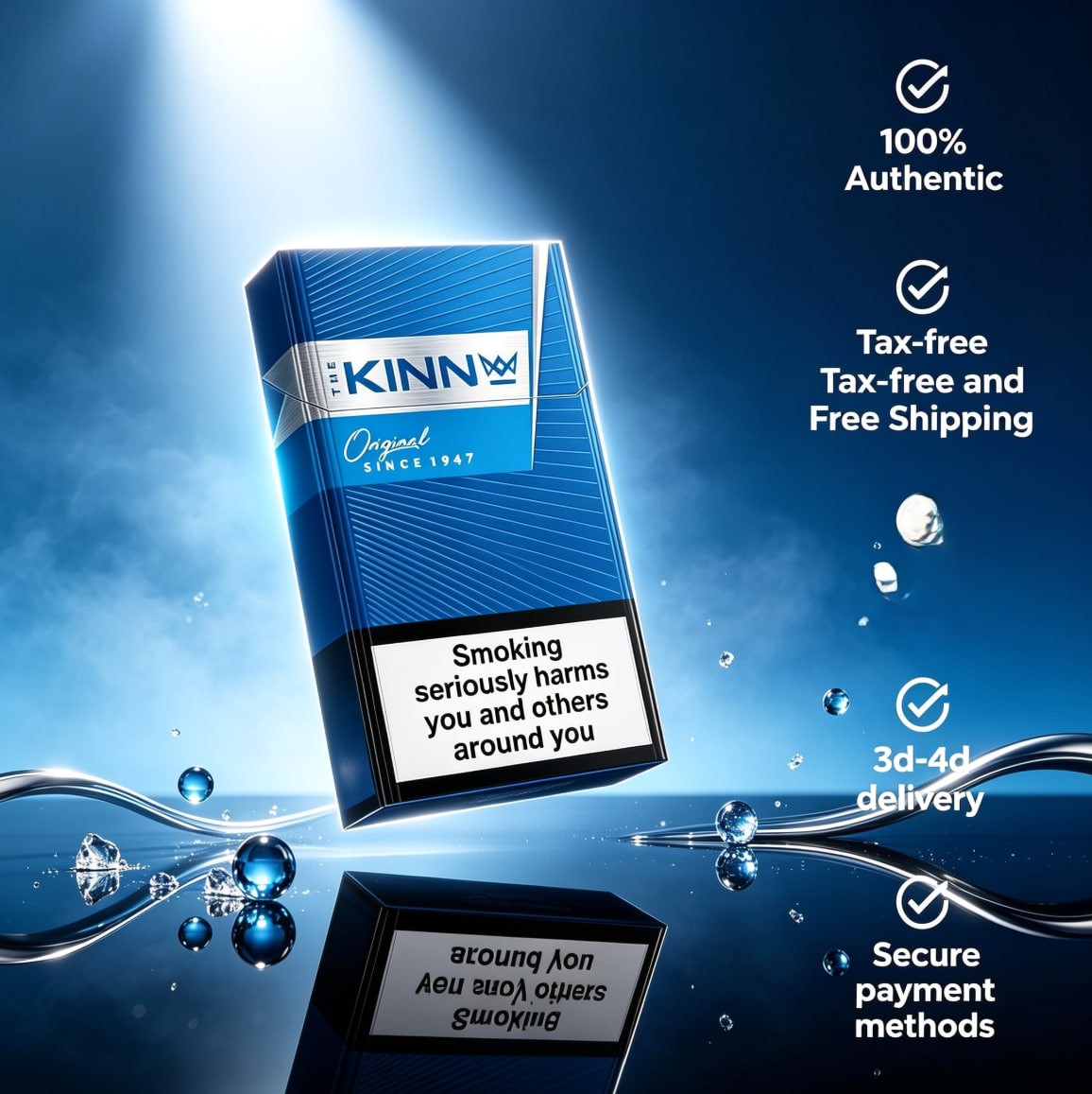 King (blue) 7mg (10-Pack Carton)