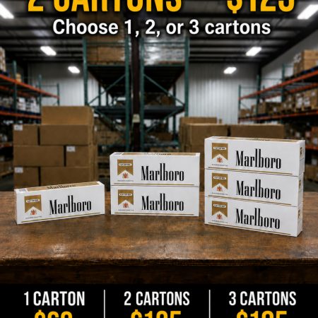 [Limited-Time Offer!] Marlboro White, 2-Cartons