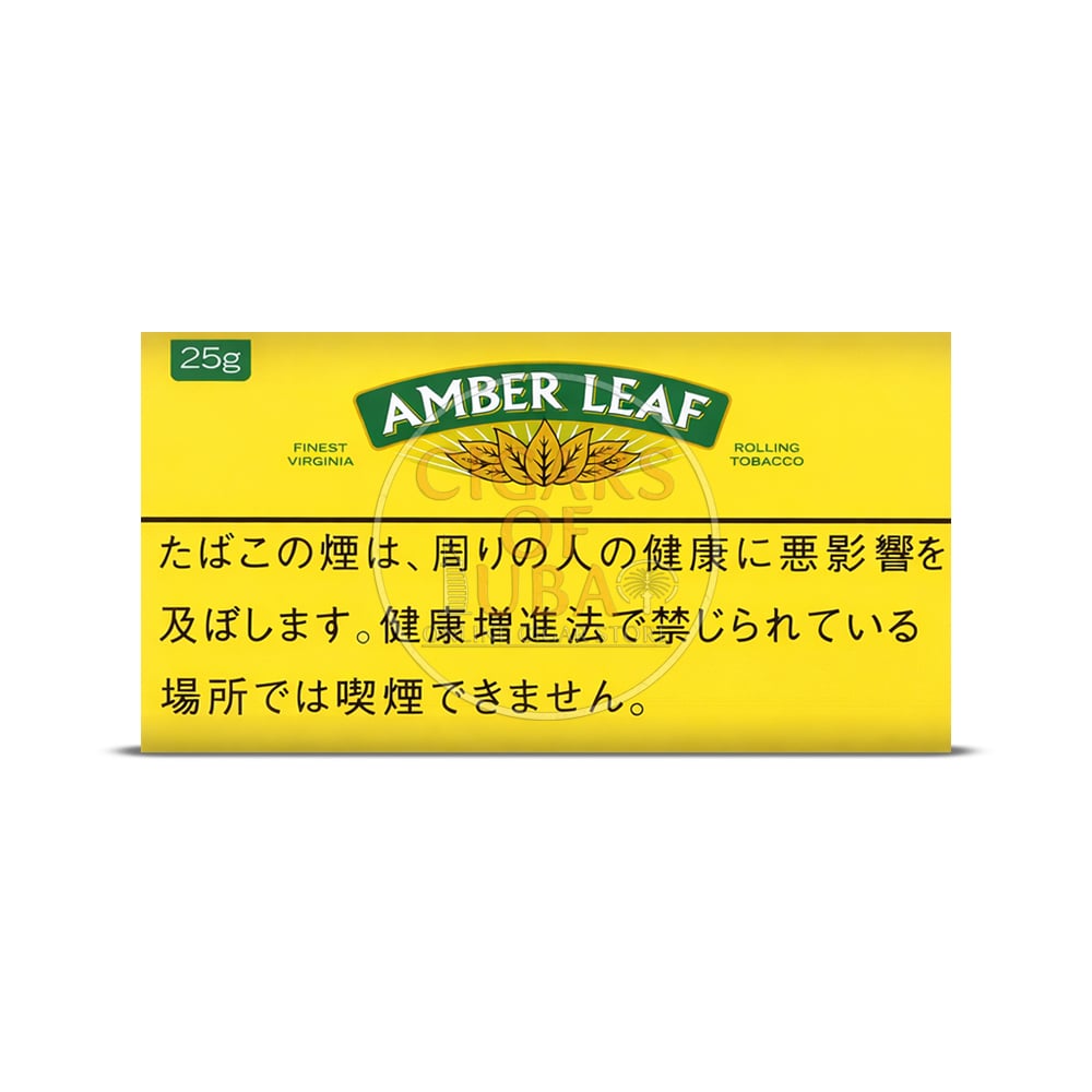 Amber Leaf 25g — Virginia,Burley Hand Rolling Tobacco in 25g Pouch Format