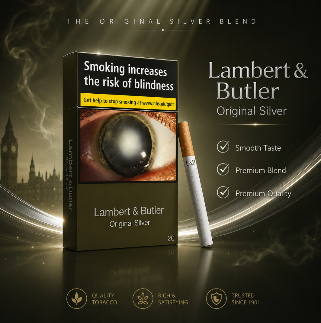 Lambert & Butler Original Silver King Size Cigarettes - 图片 3