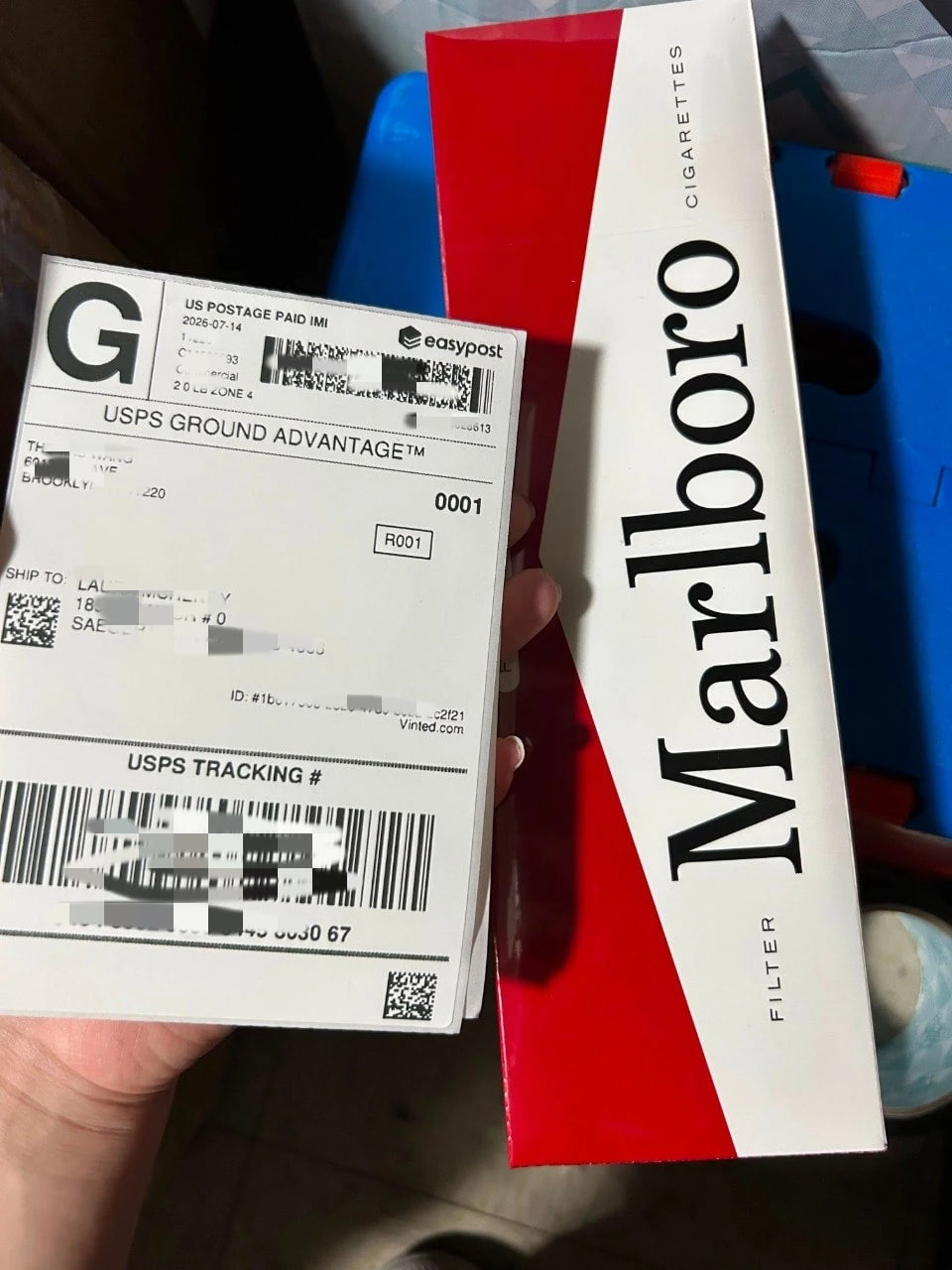 Recently packed order