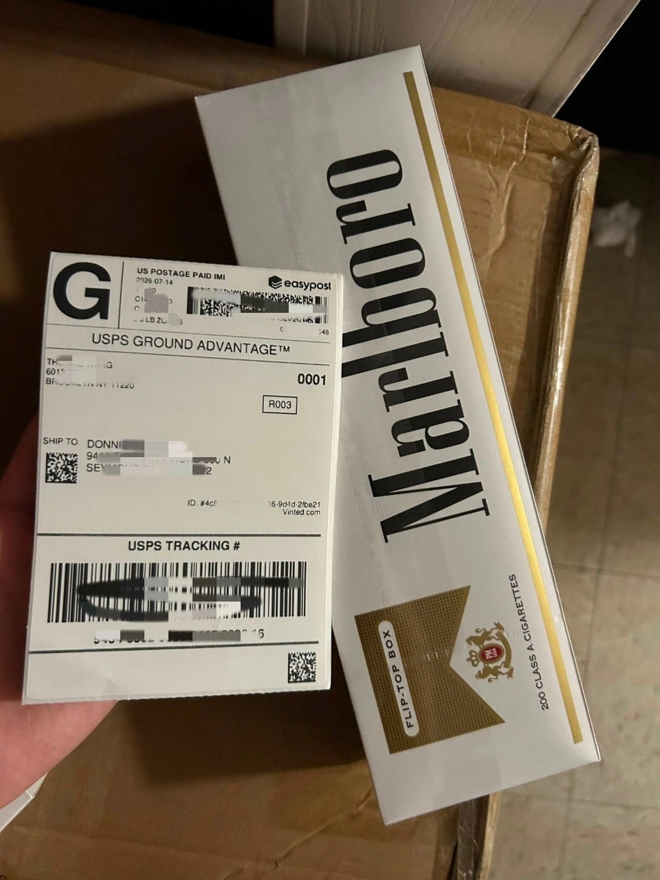 Recently packed order